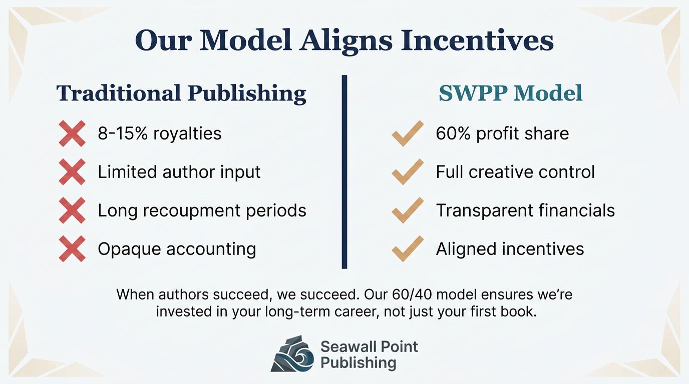 Detailed 60/40 revenue split comparison